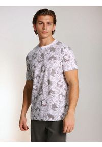 Sinsay - Bawełniana koszulka z krótkim rękawem Felix the Cat - biały. Kolor: biały. Materiał: bawełna. Długość rękawa: krótki rękaw. Długość: krótkie #1