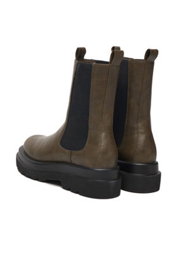 DeeZee Sztyblety 7223-1-OLIVE Zielony. Kolor: zielony. Materiał: skóra, materiał, syntetyk
