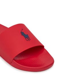 Polo Ralph Lauren Klapki Signature Pony 809961001003 Czerwony. Kolor: czerwony #3