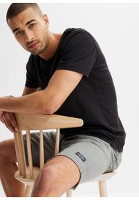 bonprix - Bermudy dresowe (2 pary). Kolor: niebieski. Materiał: dresówka #3