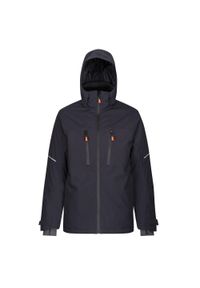 Regatta - Ocieplana Kurtka Męska. Kolor: szary, wielokolorowy, czarny. Sport: turystyka piesza #1