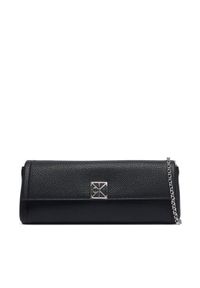 Calvin Klein Torebka Emblem Hw Pebble Clutch LV04F3740G Czarny. Kolor: czarny. Materiał: skórzane #1