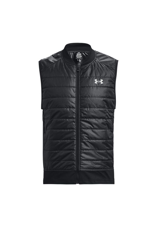 Wodoodporna kurtka bez rękawów Under Armour Storm. Kolor: czarny. Materiał: poliester. Długość rękawa: bez rękawów