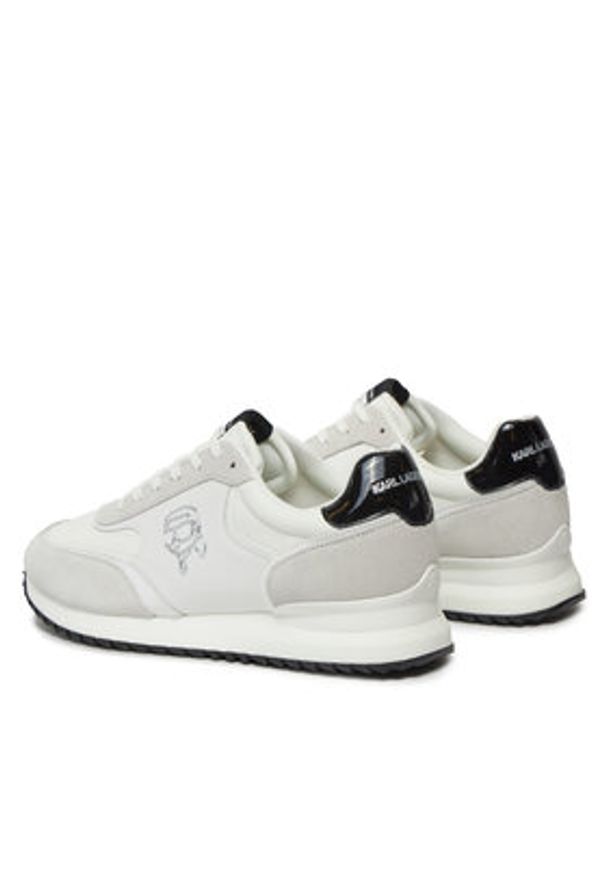 Karl Lagerfeld - KARL LAGERFELD Sneakersy KL52931N Biały. Kolor: biały. Materiał: skóra
