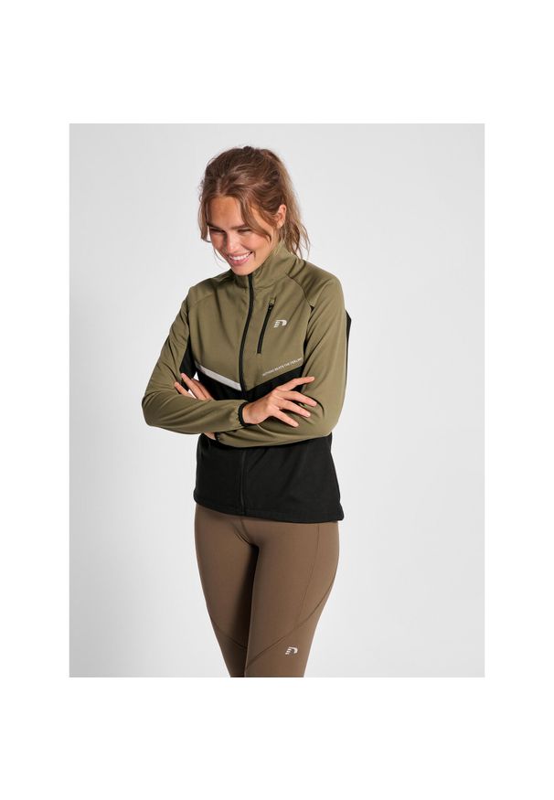 NewLine - Damska bluza dresowa Newline Boston Shell. Kolor: czarny. Materiał: dresówka. Sport: fitness