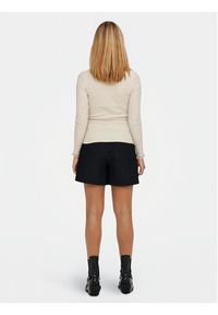 only - ONLY Bluzka Leslie 15277888 Beżowy Regular Fit. Kolor: beżowy. Materiał: bawełna #2