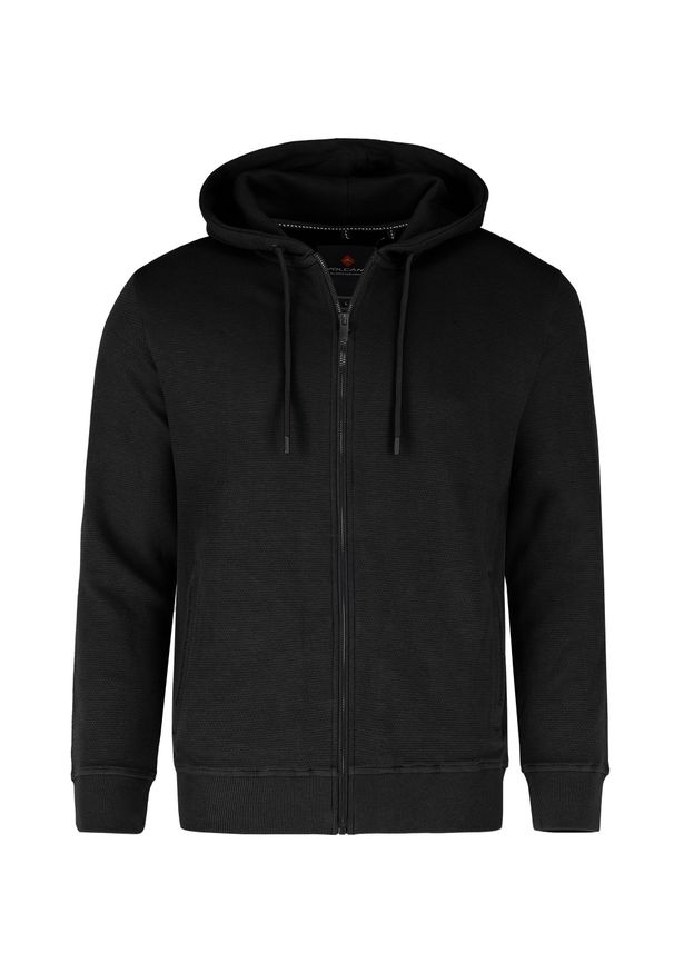 Volcano - Bluza bawełniana B-LERMO. Okazja: na co dzień. Typ kołnierza: kaptur. Materiał: bawełna. Wzór: napisy. Styl: klasyczny, sportowy, casual