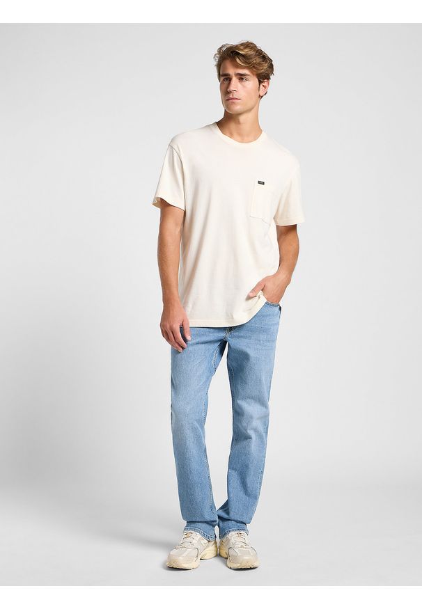 Lee - JEANSY MĘSKIE SPODNIE LEE BROOKLYN STRAIGHT HORIZON BLUE 112363849