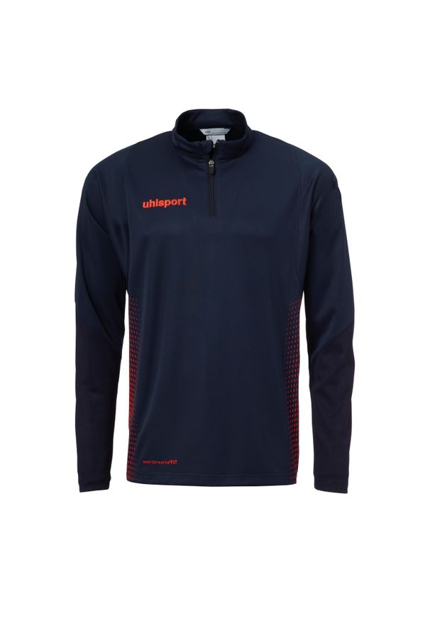 UHLSPORT - Kurtka dziecięca Uhlsport Score 1/4 Zip. Kolor: wielokolorowy, niebieski, czerwony. Sport: tenis, piłka nożna