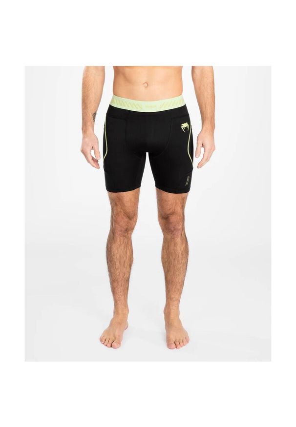 VENUM - Venum Spodenki Vale Tudo Fusion 2.0 Czarne/Żółte. Kolor: czarny