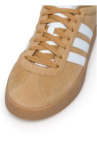 Adidas - adidas Sneakersy VL COURT 3.0 ID9183 Brązowy. Kolor: brązowy. Materiał: zamsz, skóra