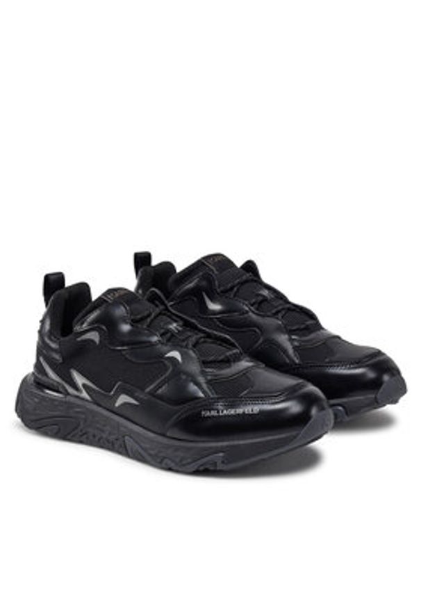 Karl Lagerfeld - KARL LAGERFELD Sneakersy Blaze KL52424 Czarny. Kolor: czarny. Materiał: skóra