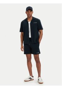 Karl Lagerfeld - KARL LAGERFELD Koszula B2M46063 Granatowy Slim Fit. Typ kołnierza: dekolt w karo. Kolor: niebieski. Materiał: bawełna #5