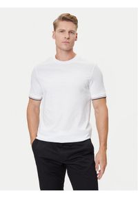 BOSS - Boss T-Shirt Thompson 04 50501097 Biały Regular Fit. Kolor: biały. Materiał: bawełna