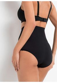 bonprix - Bezszwowe figi shape, lekki stopień modelowania sylwetki. Kolor: czarny. Materiał: bawełna #3