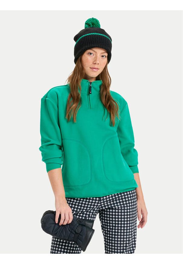 Roxy Polar Moonrising ERJFT04972 Zielony Regular Fit. Kolor: zielony. Materiał: syntetyk