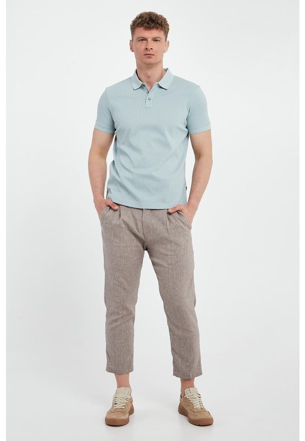 JOOP! Jeans - Spodnie męskie lniane Lead2-W JOOP! JEANS. Materiał: len