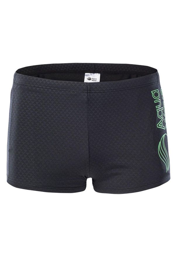 AquaWave - Męskie Kąpielówki Z Logo Blary. Kolor: czarny, wielokolorowy, zielony. Styl: sportowy