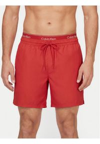 Calvin Klein Swimwear Szorty kąpielowe LV00N61023 Czerwony Regular Fit. Kolor: czerwony. Materiał: syntetyk #1