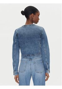 Pinko - PINKO Kurtka jeansowa 104980 A2DW Granatowy Regular Fit. Kolor: niebieski. Materiał: bawełna #3