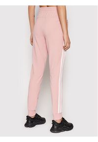 Adidas - adidas Spodnie dresowe Essentials HD4272 Różowy Slim Fit. Kolor: różowy. Materiał: bawełna, dresówka #4
