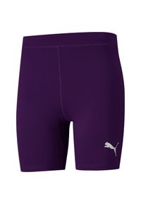 Spodenki męskie Puma Liga Baselayer Short Tight. Kolor: fioletowy, wielokolorowy, różowy, biały