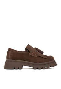 Loafersy Badura. Kolor: brązowy