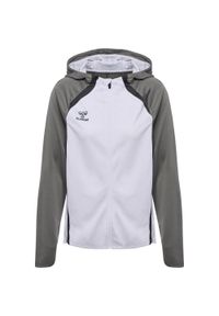 Damska kurtka z kapturem Hummel Lead 2.0. Typ kołnierza: kaptur. Kolor: biały. Materiał: dresówka #1