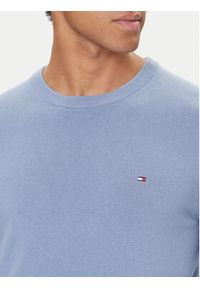 TOMMY HILFIGER - Tommy Hilfiger Sweter Essential Ssnl MW0MW39999 Niebieski Regular Fit. Kolor: niebieski. Materiał: bawełna #5