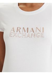 Armani Exchange T-Shirt XW001837 AF16294 U0002 Biały Slim Fit. Kolor: biały. Materiał: bawełna #3