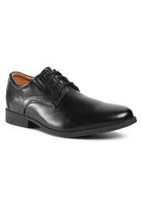 Półbuty Clarks Whiddon Plain 261529187 Black Leather. Kolor: czarny. Materiał: skóra #1