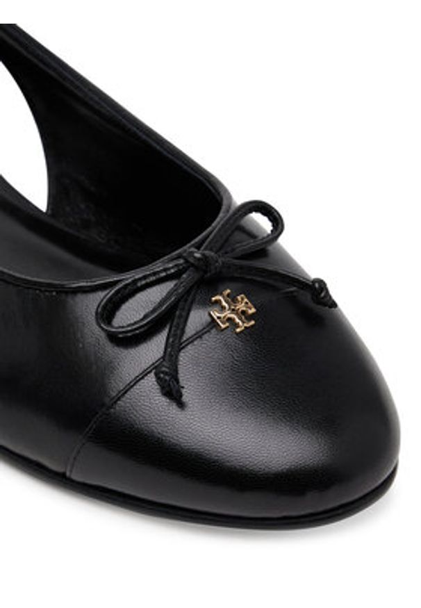 Tory Burch Baleriny 166592 Czarny. Kolor: czarny. Materiał: skóra