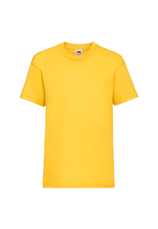 FRUIT OF THE LOOM - Koszulka Dziecięca Valueweight. Kolor: pomarańczowy, żółty, wielokolorowy. Sport: turystyka piesza