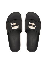 Karl Lagerfeld - KARL LAGERFELD Klapki Kondo II KL70005C Czarny. Kolor: czarny. Materiał: syntetyk #6