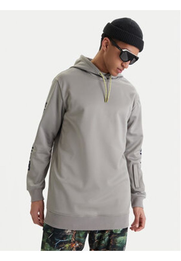 DC Shoes Bluza Dryden ADYFT03411 Niebieski Regular Fit. Kolor: niebieski. Materiał: syntetyk