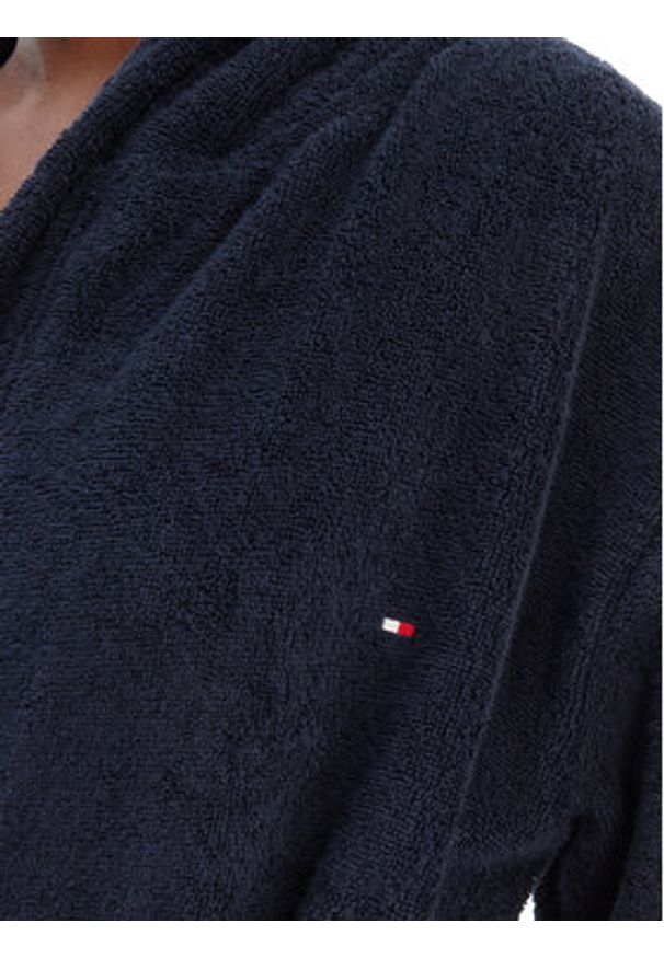 TOMMY HILFIGER - Tommy Hilfiger Szlafrok UW0UW06153 Granatowy. Kolor: niebieski. Materiał: bawełna