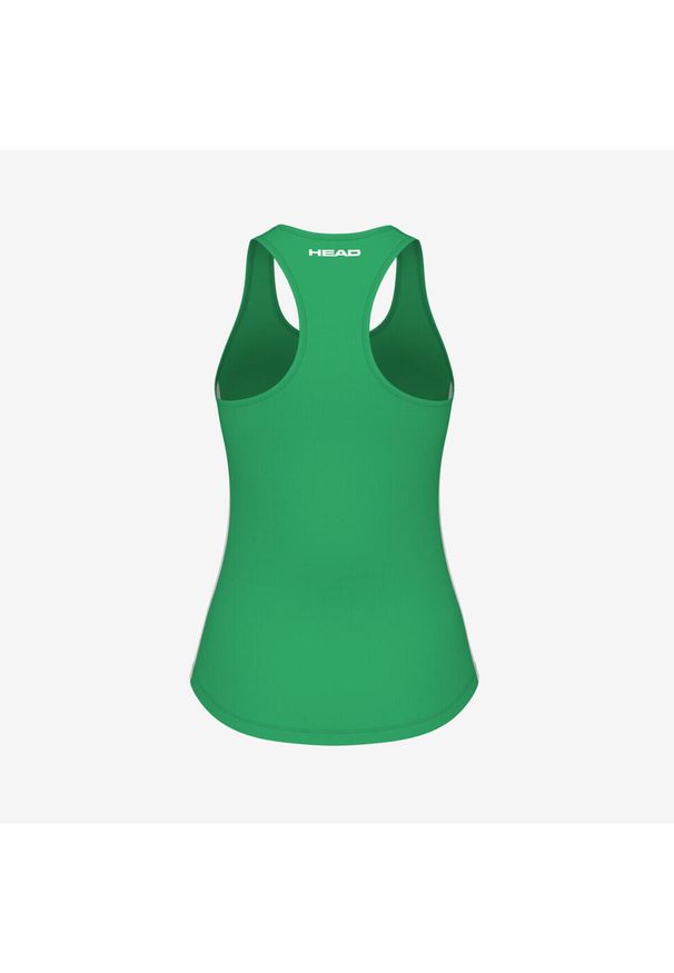 Head - Koszulka bez rękawów damska SPIRIT Tank Top. Kolor: zielony. Długość rękawa: bez rękawów