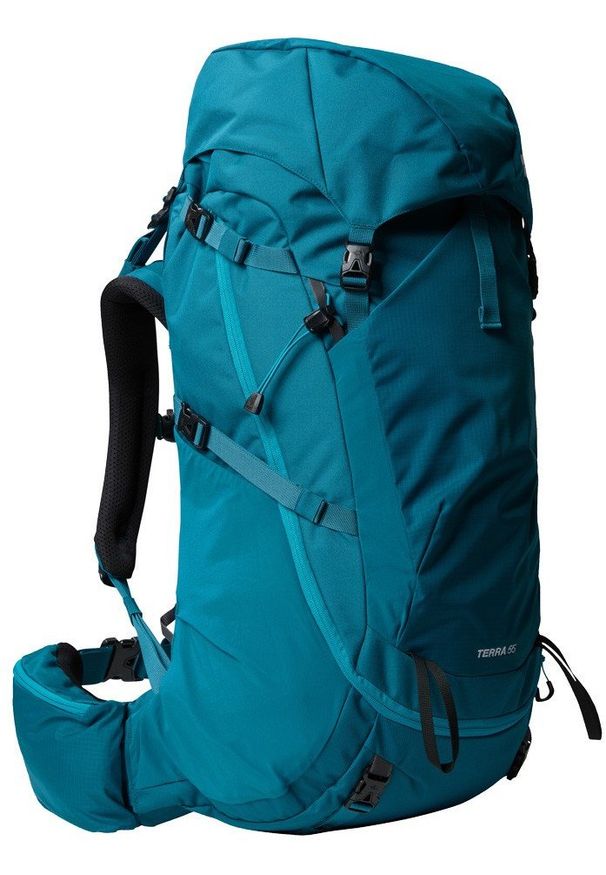 Plecak The North Face W Terra 55L damski : Kolor - Morski, Rozmiar - M/L. Kolor: morski