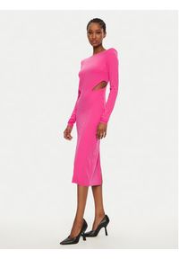 Patrizia Pepe Sukienka koktajlowa 8A1454/J129-R846 Różowy Slim Fit. Kolor: różowy. Materiał: syntetyk. Styl: wizytowy #6