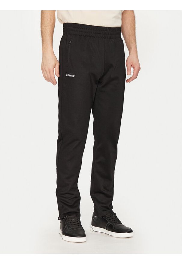 Ellesse Spodnie dresowe Palminteri SHZ22104 Czarny Regular Fit. Kolor: czarny. Materiał: bawełna, syntetyk