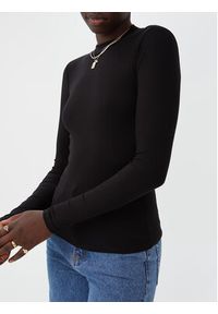 Cotton On Bluzka 2054051 Czarny Slim Fit. Kolor: czarny. Materiał: wiskoza #3