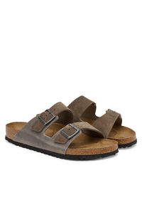 Birkenstock Klapki Arizona 1029159 Brązowy. Kolor: brązowy. Materiał: zamsz, skóra #2