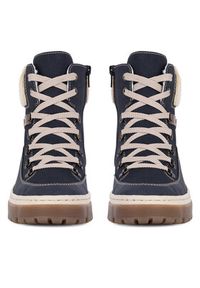 Rieker Trzewiki X8638-14 Niebieski. Kolor: niebieski. Materiał: materiał #2