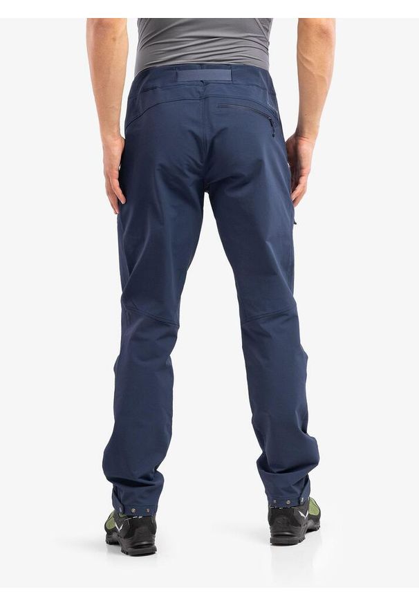 Spodnie softshell męskie Rab Incline AS Pants. Kolor: niebieski. Materiał: softshell