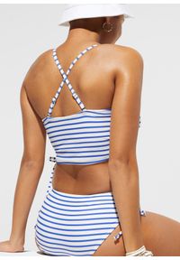 bonprix - Bikini z góra typu bandeau z odpinanymi ramiączkami (2 części). Kolor: biały #2