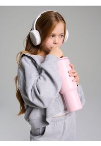 Sinsay - Bluza z kapturem z ozdobnymi cyrkoniami - szary. Typ kołnierza: kaptur. Kolor: szary