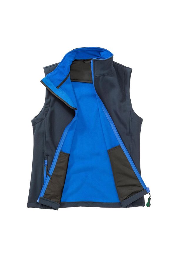 RESULT - Ocieplana Damska Softshell. Kolor: niebieski. Materiał: softshell