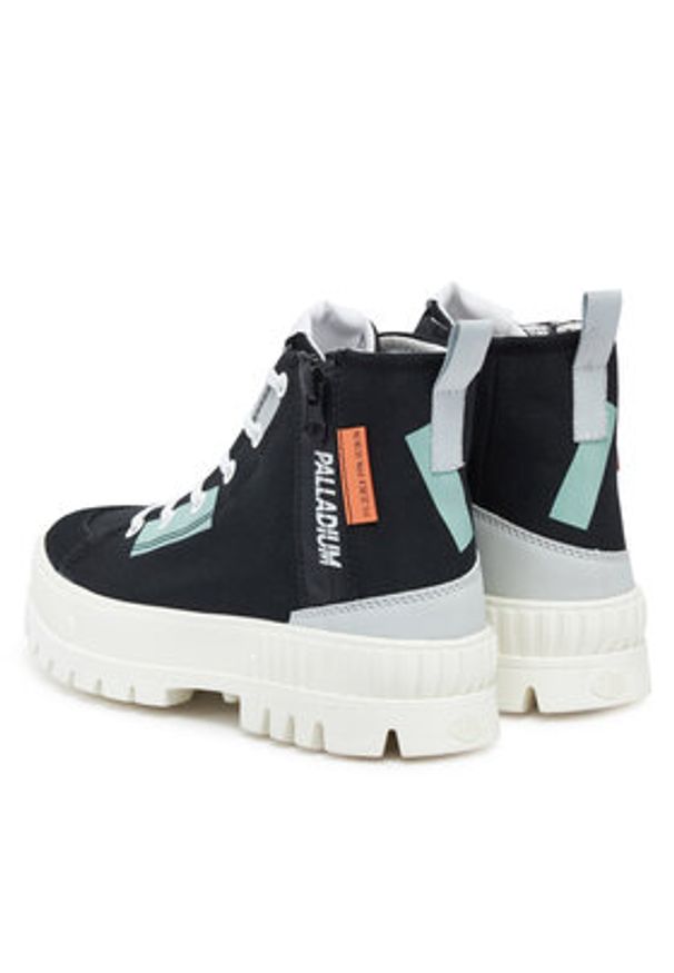 Palladium Sneakersy Pallashock Backzip 2 94469-008-M Czarny. Kolor: czarny. Materiał: materiał
