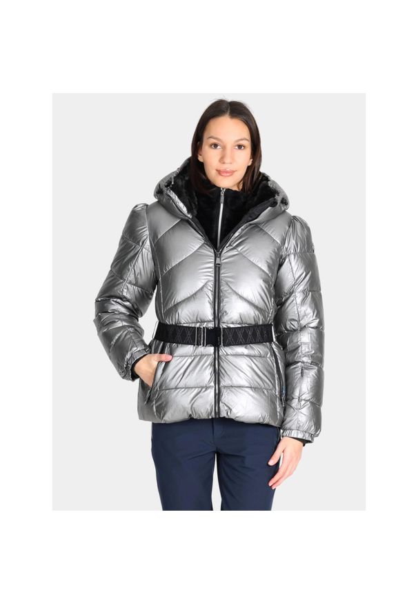 LUHTA - Kurtka Narciarska Damska Luhta Suukisvaara. Kolor: szary. Sezon: zima. Sport: narciarstwo