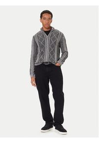 Guess Sweter M5BR44 Z2ZK2 Szary Regular Fit. Kolor: szary. Materiał: syntetyk #4